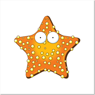 Cartoon Starfish Posters and Art